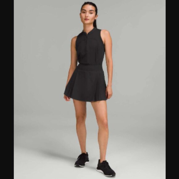 Lululemon Athletica Side-Pleat High-Rise Tennis Skirt Skort Black Retail $88.00 - Picture 4 of 14